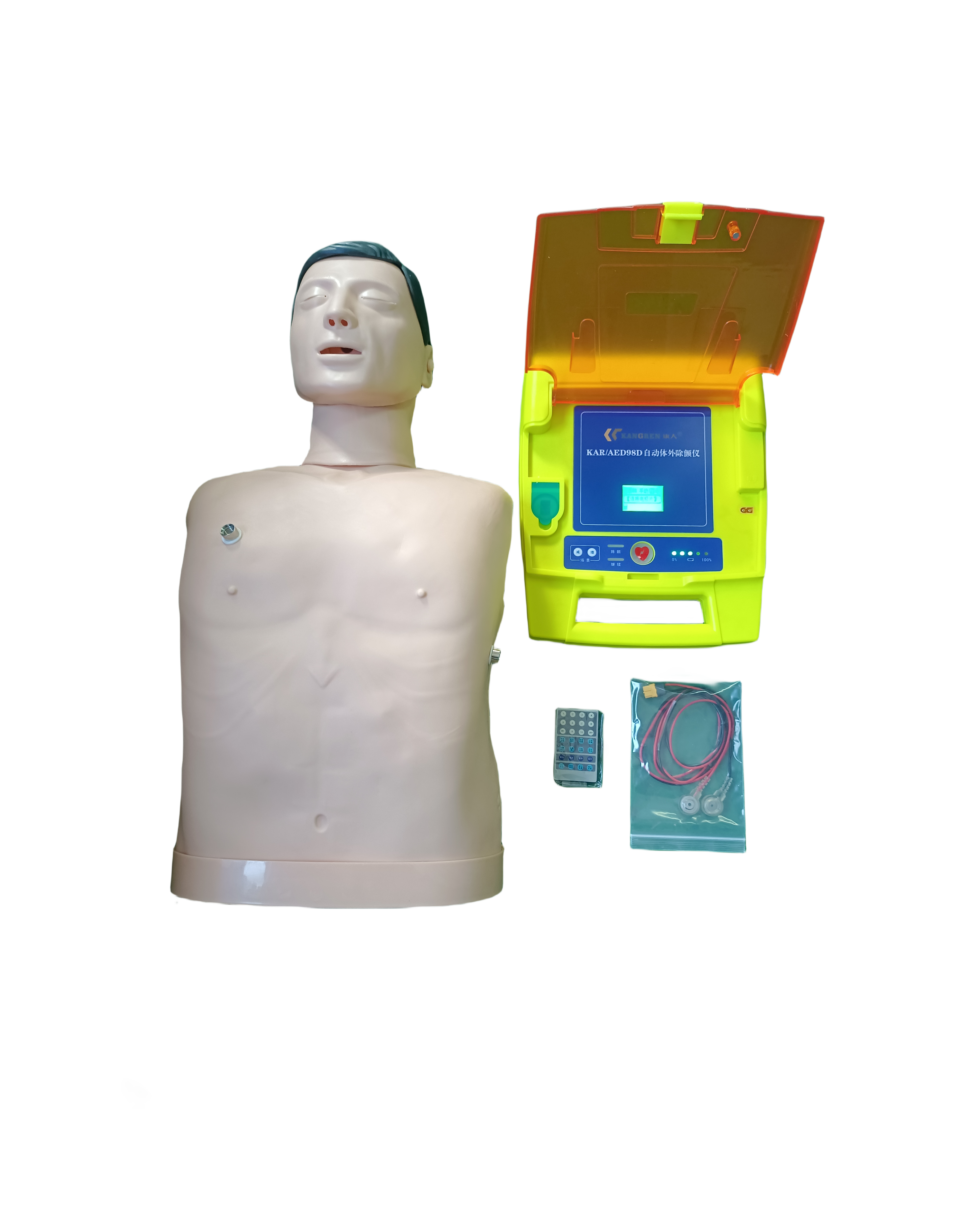 自動體外模擬除顫（chàn）與CPR模擬人訓練組合
