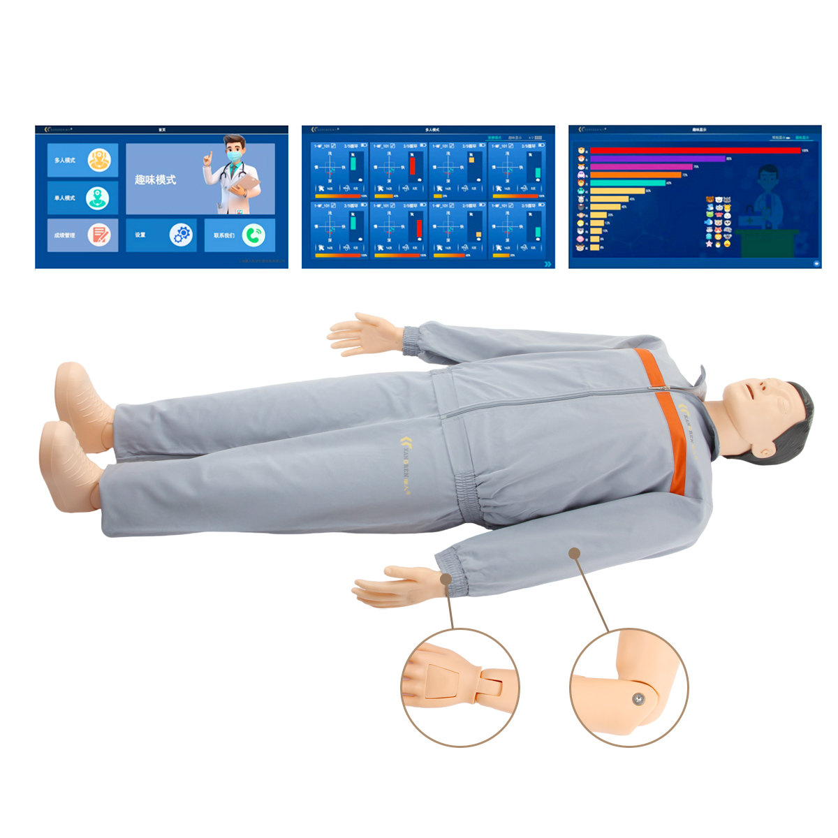 電腦心肺複蘇模擬人